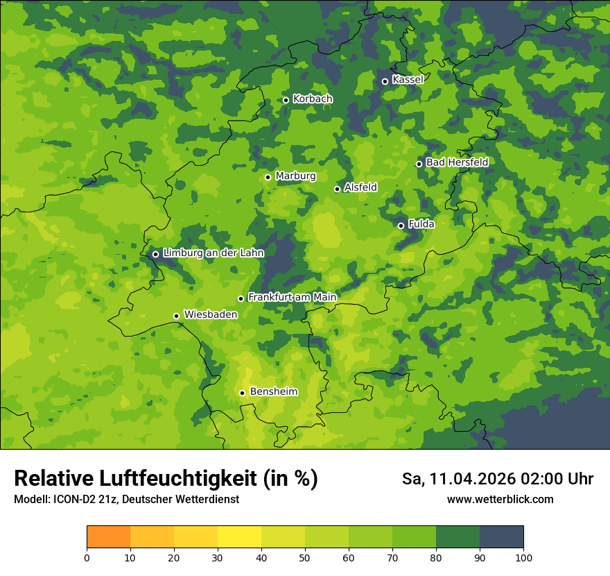 Modellkarte ICON-D2 – relhum – he