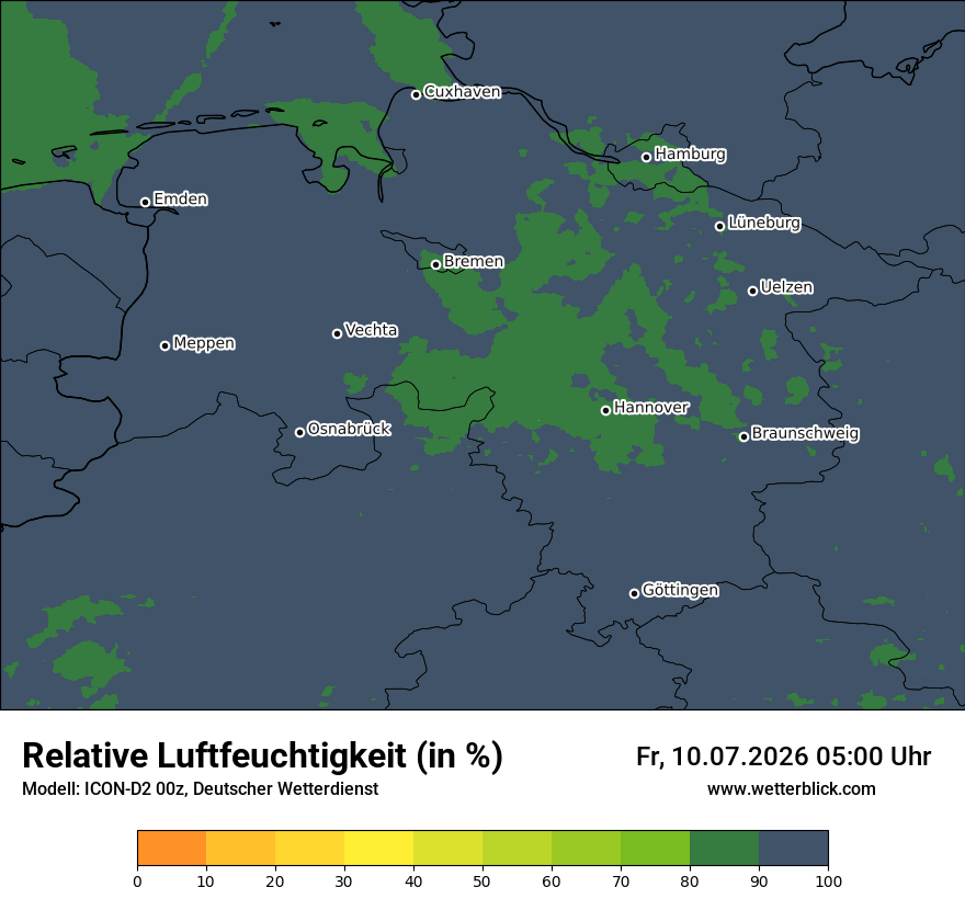 Modellkarte ICON-D2 – relhum – ni