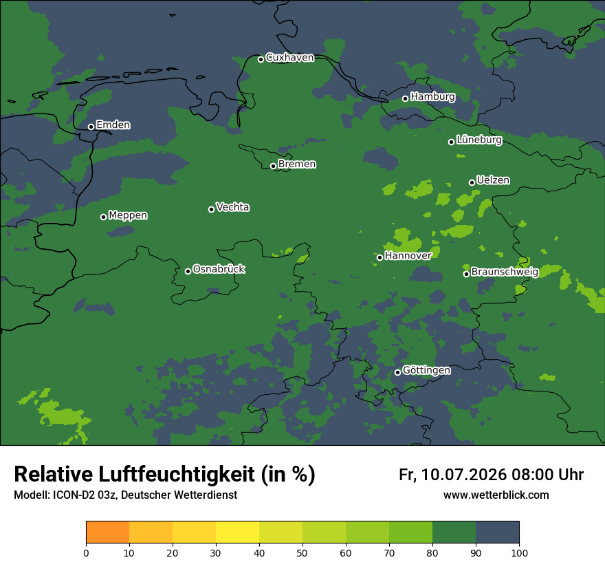 Modellkarte ICON-D2 – relhum – ni