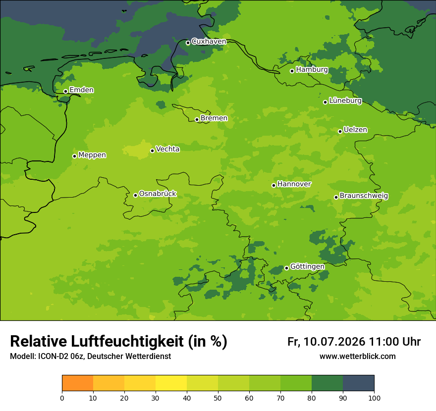 Modellkarte ICON-D2 – relhum – ni