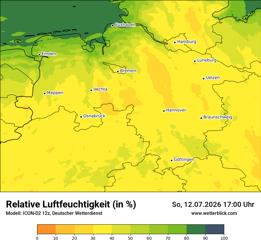 Modellkarte ICON-D2 – relhum – ni