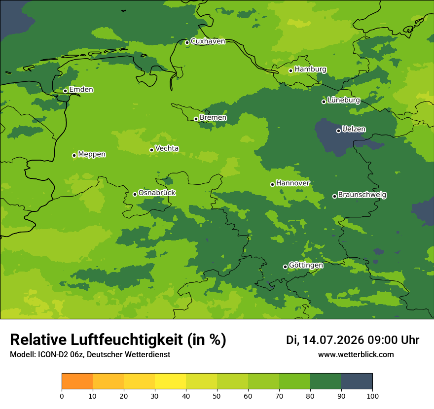 Modellkarte ICON-D2 – relhum – ni