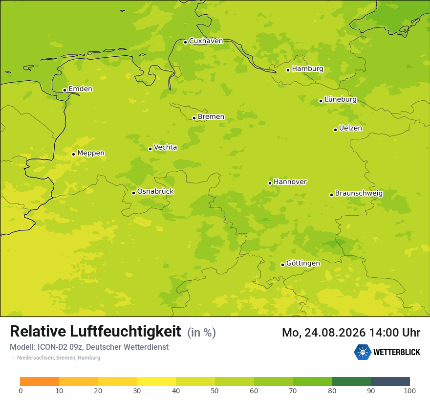 Modellkarte ICON-D2 – relhum – ni