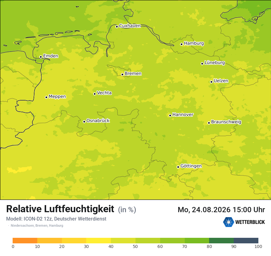 Modellkarte ICON-D2 – relhum – ni