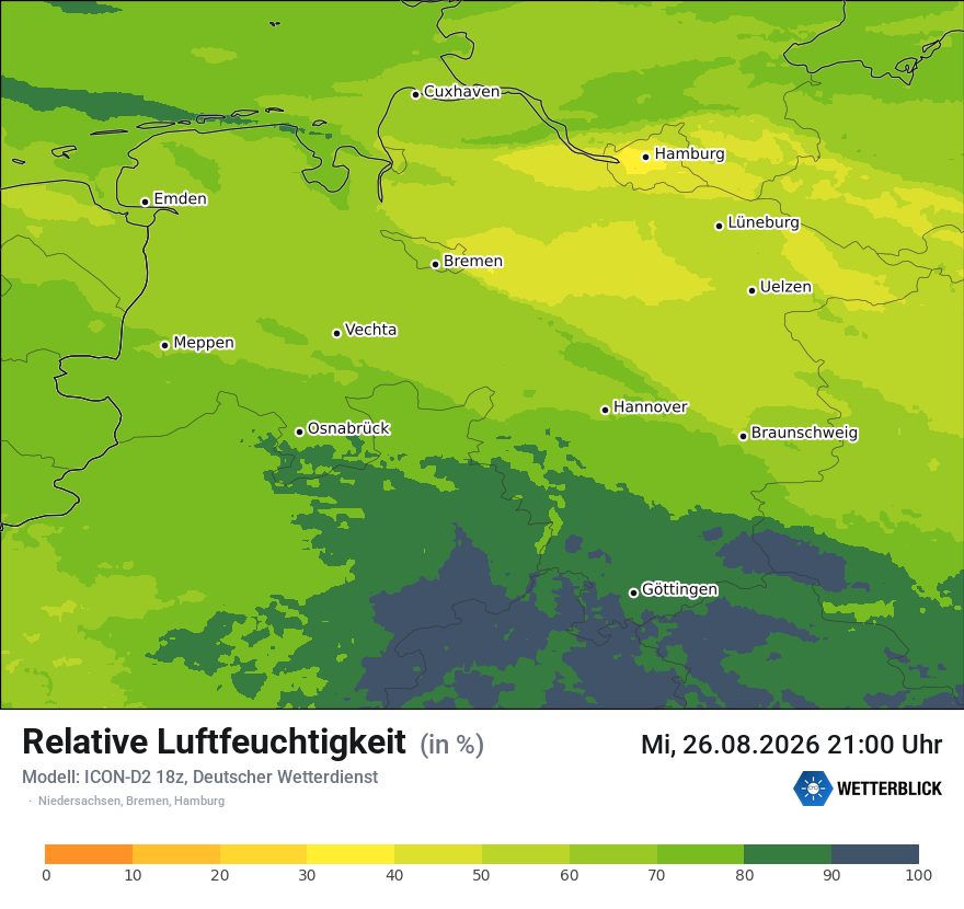 Modellkarte ICON-D2 – relhum – ni