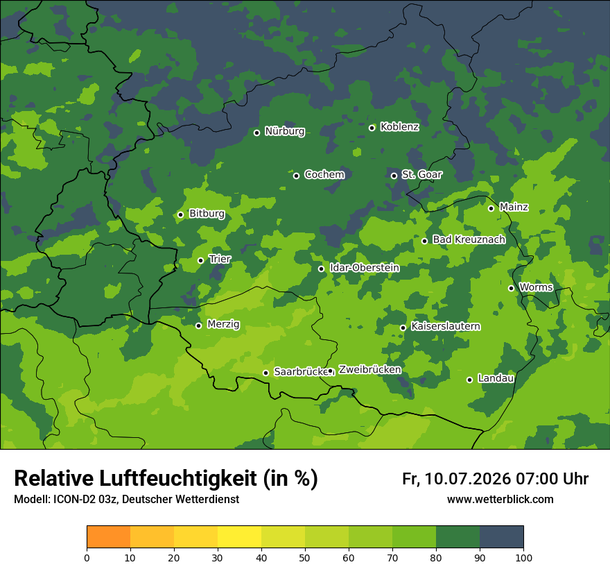 Modellkarte ICON-D2 – relhum – rp