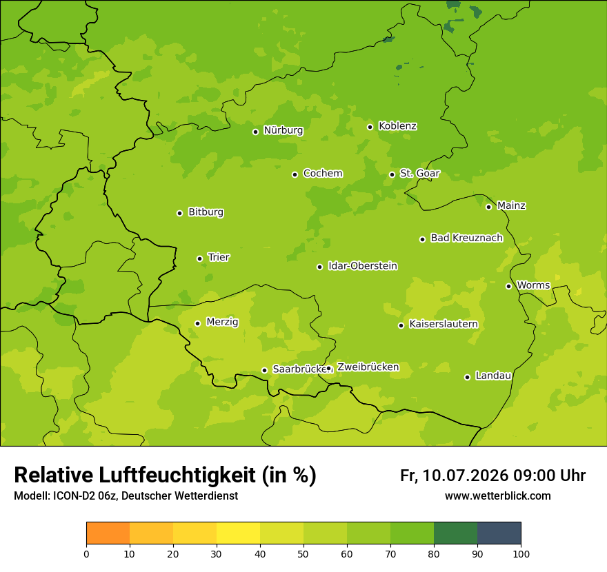 Modellkarte ICON-D2 – relhum – rp