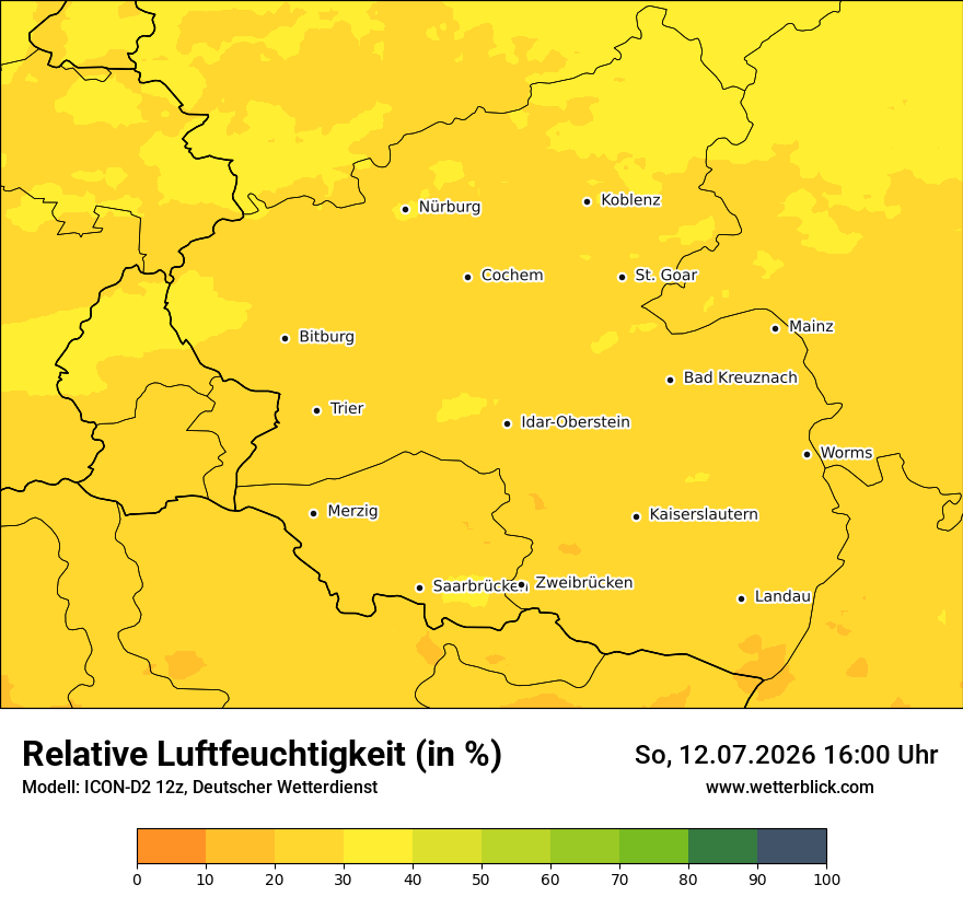 Modellkarte ICON-D2 – relhum – rp