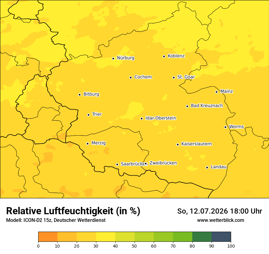 Modellkarte ICON-D2 – relhum – rp