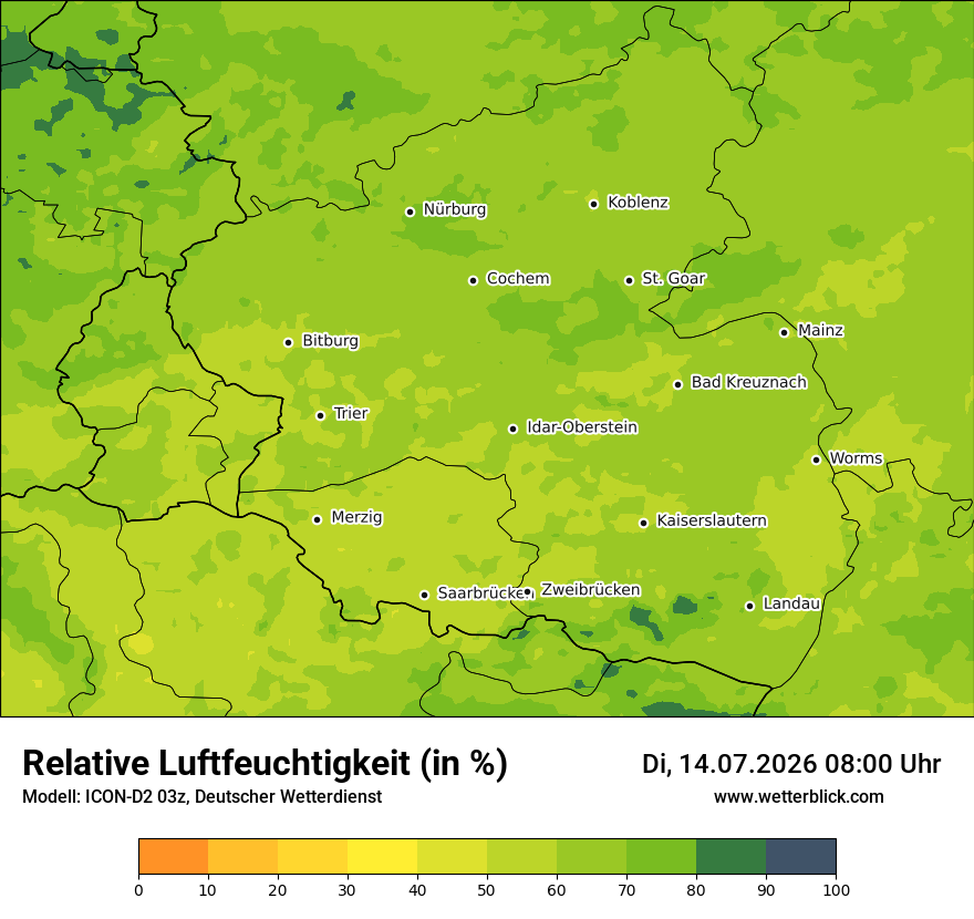 Modellkarte ICON-D2 – relhum – rp