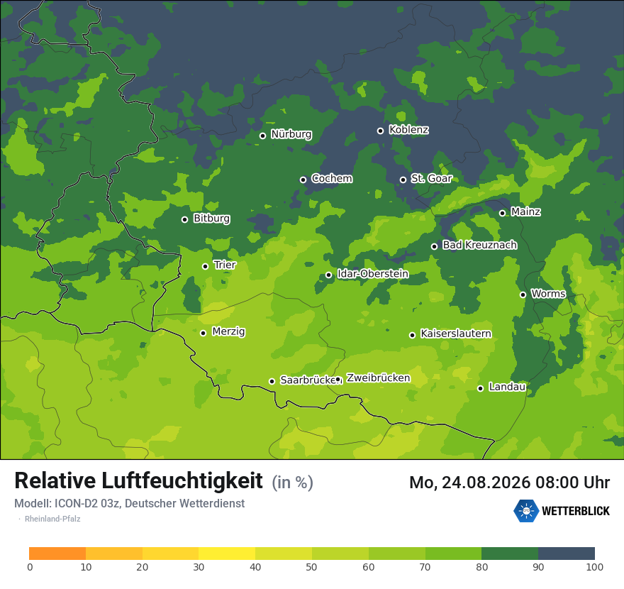 Modellkarte ICON-D2 – relhum – rp