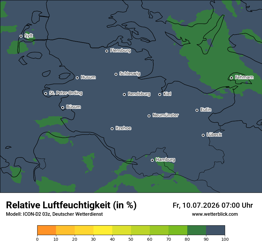 Modellkarte ICON-D2 – relhum – sh