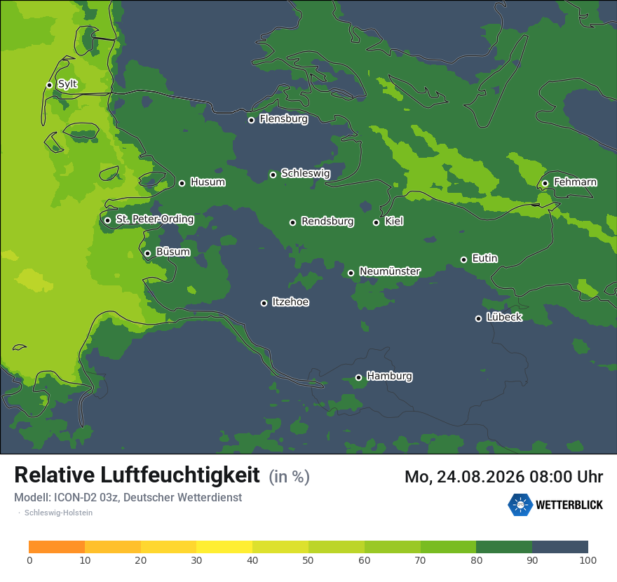 Modellkarte ICON-D2 – relhum – sh