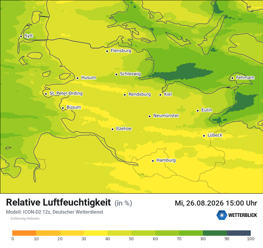 Modellkarte ICON-D2 – relhum – sh