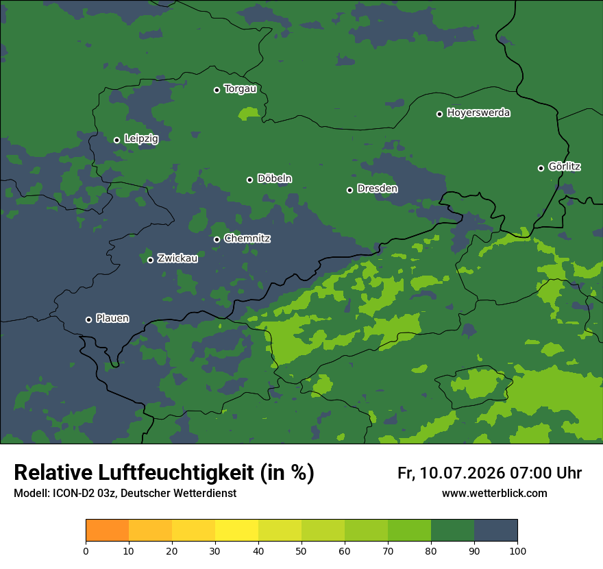 Modellkarte ICON-D2 – relhum – sn