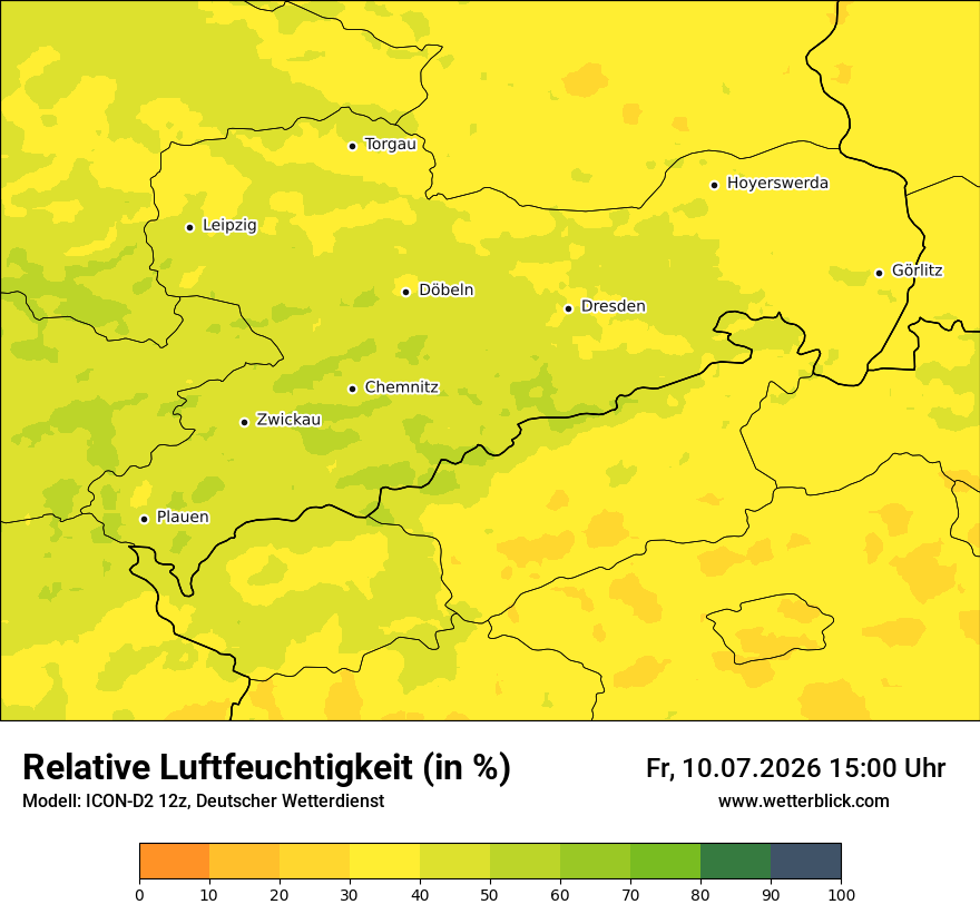 Modellkarte ICON-D2 – relhum – sn