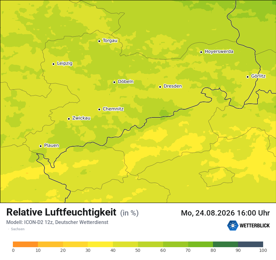 Modellkarte ICON-D2 – relhum – sn