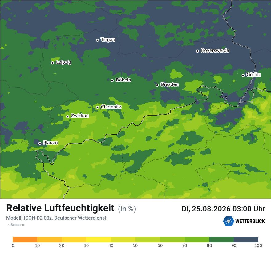 Modellkarte ICON-D2 – relhum – sn