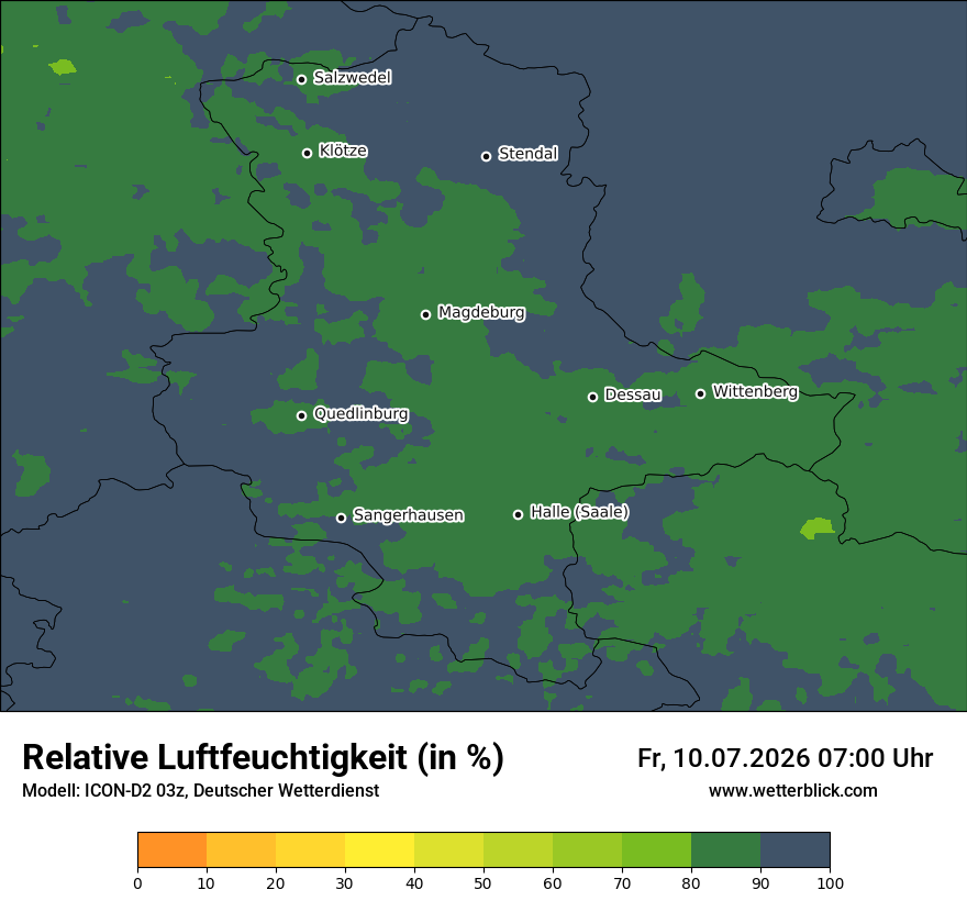 Modellkarte ICON-D2 – relhum – st