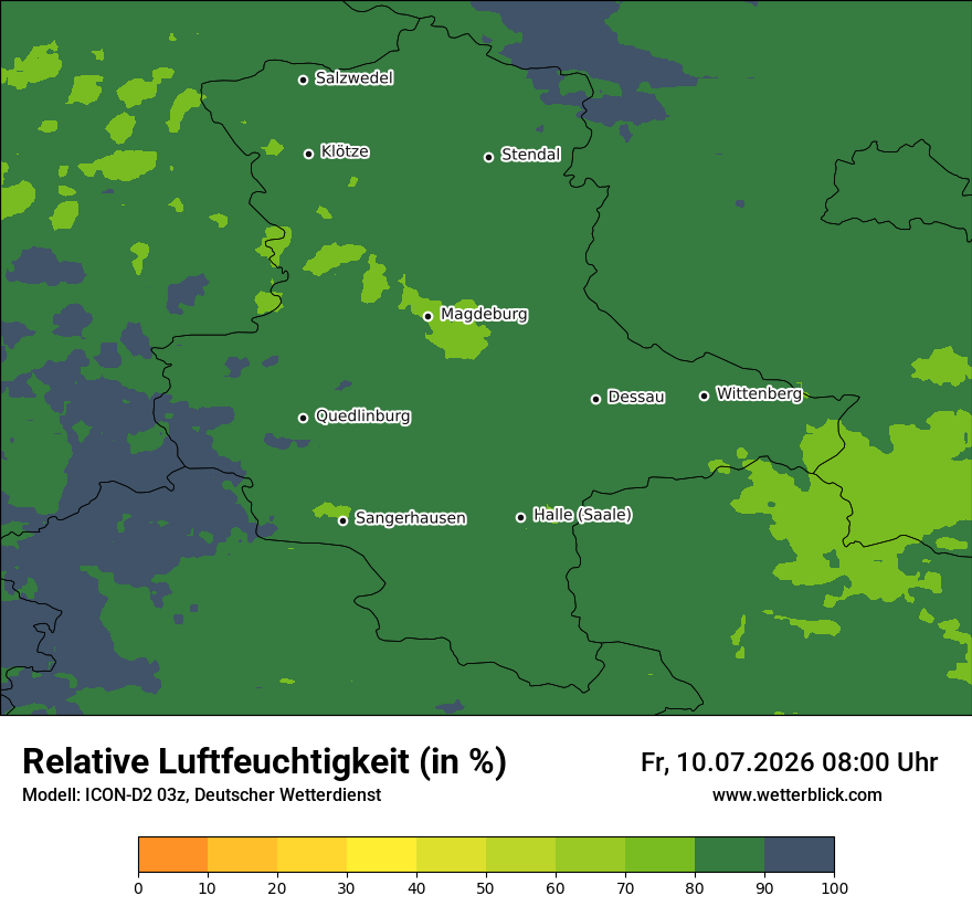 Modellkarte ICON-D2 – relhum – st
