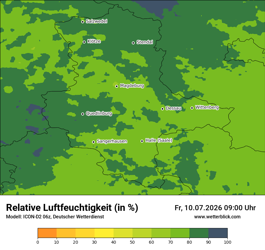Modellkarte ICON-D2 – relhum – st