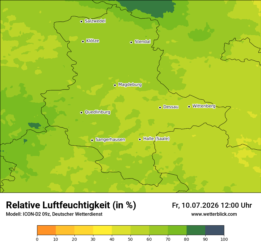 Modellkarte ICON-D2 – relhum – st