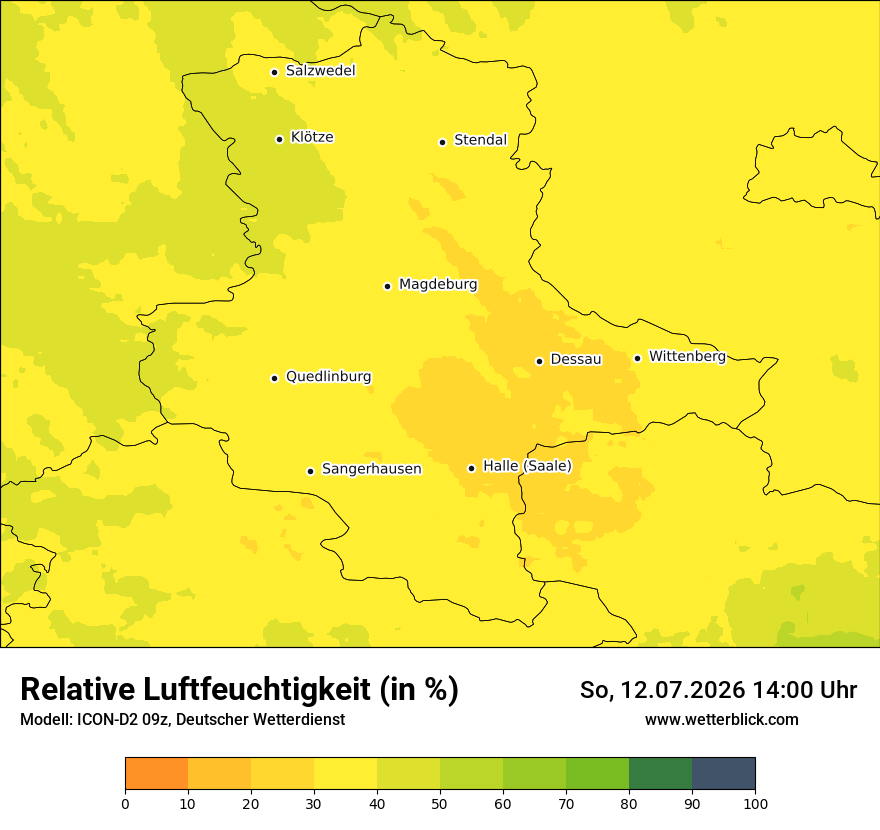 Modellkarte ICON-D2 – relhum – st