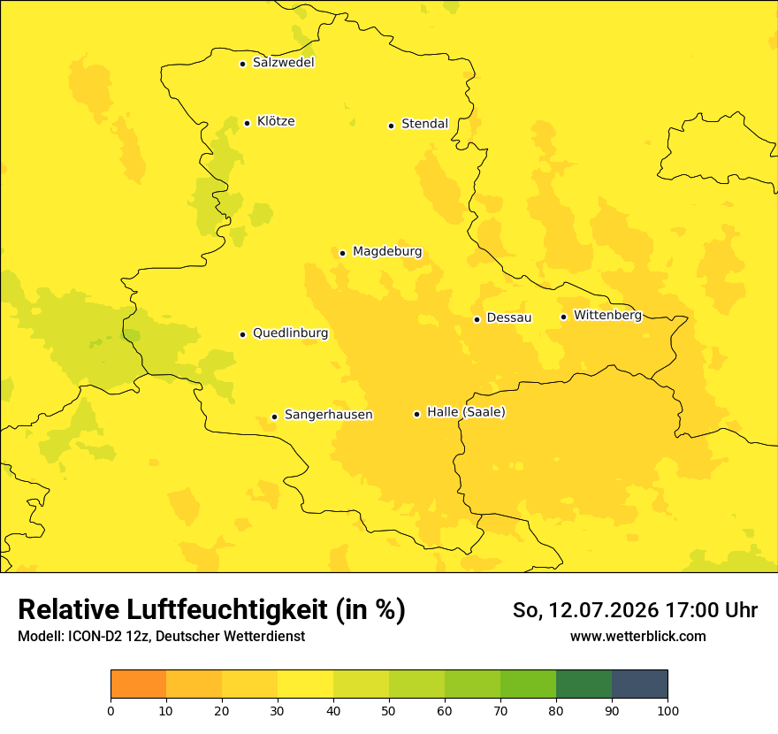 Modellkarte ICON-D2 – relhum – st