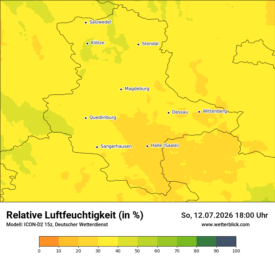 Modellkarte ICON-D2 – relhum – st