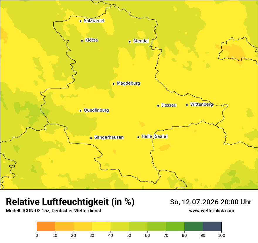 Modellkarte ICON-D2 – relhum – st