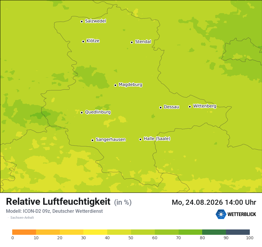 Modellkarte ICON-D2 – relhum – st