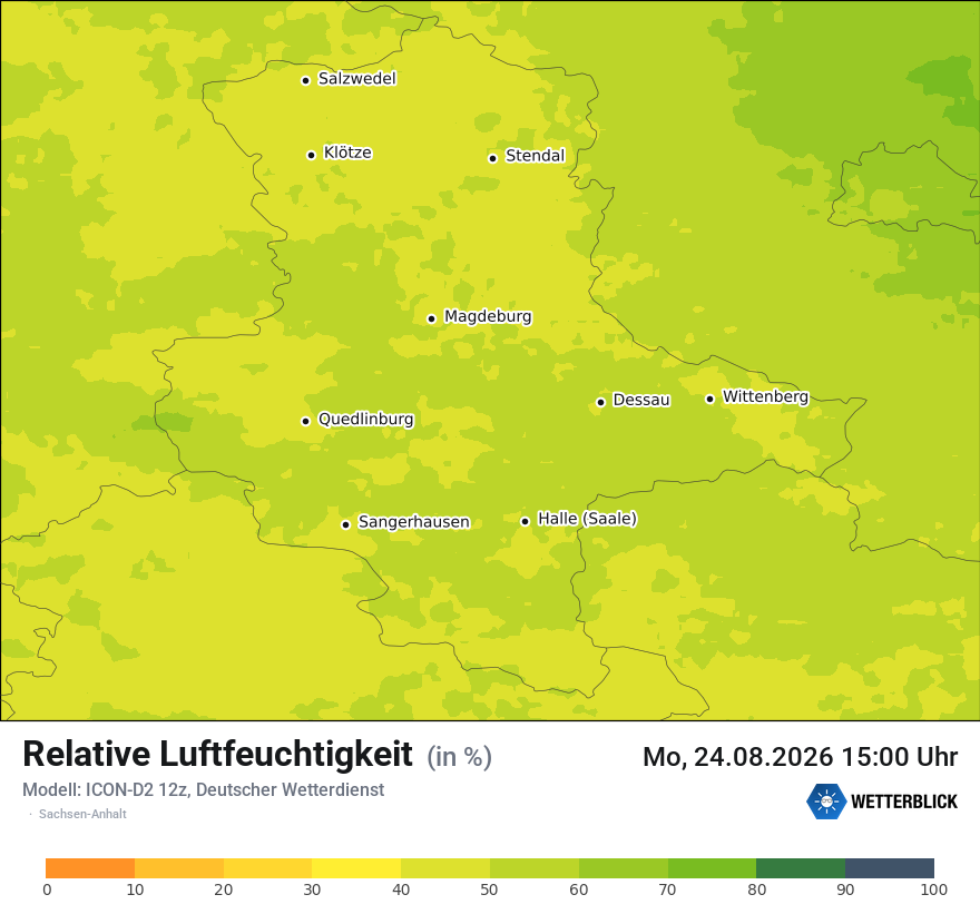 Modellkarte ICON-D2 – relhum – st