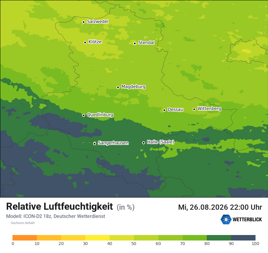 Modellkarte ICON-D2 – relhum – st