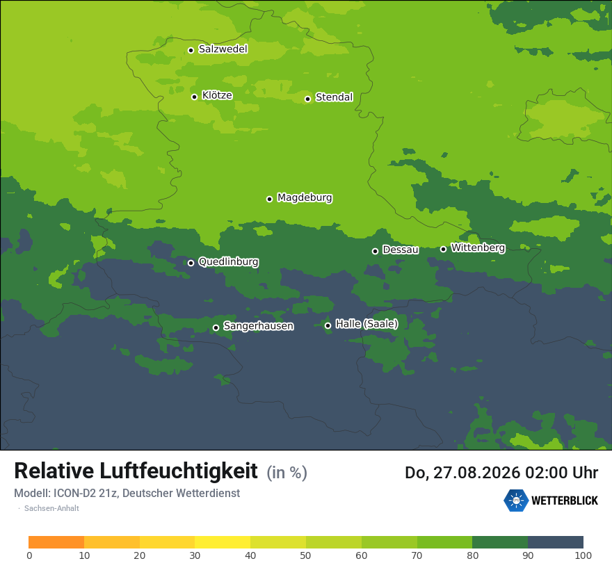 Modellkarte ICON-D2 – relhum – st