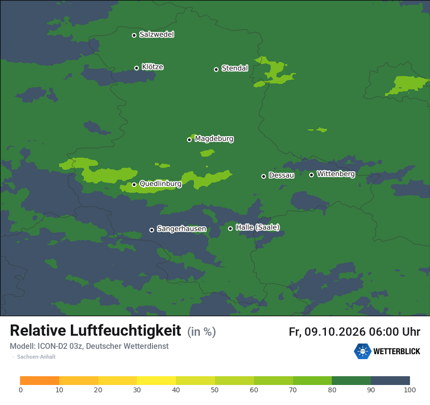 Modellkarte ICON-D2 – relhum – st