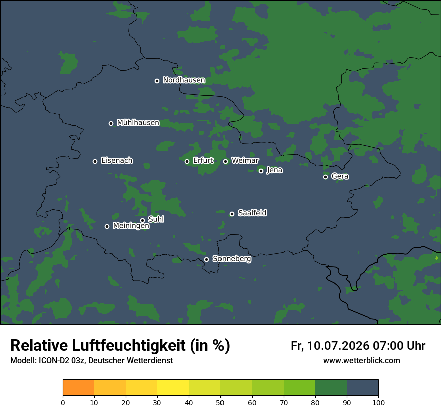 Modellkarte ICON-D2 – relhum – th
