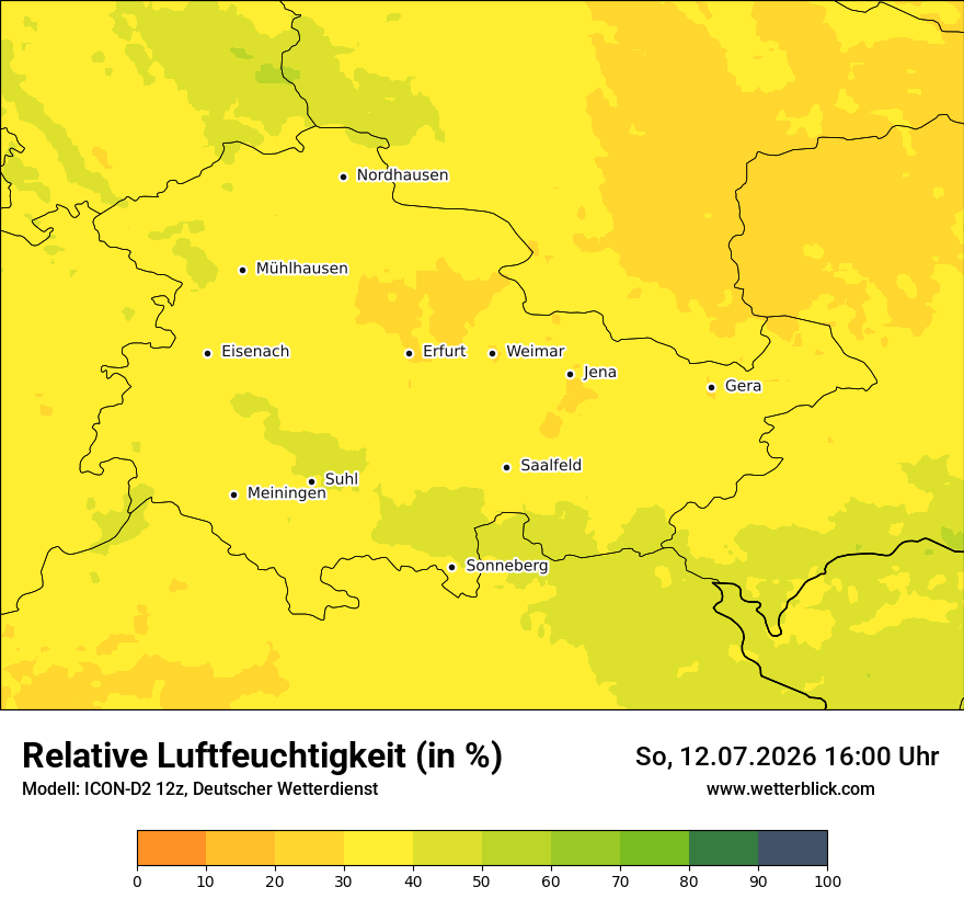 Modellkarte ICON-D2 – relhum – th