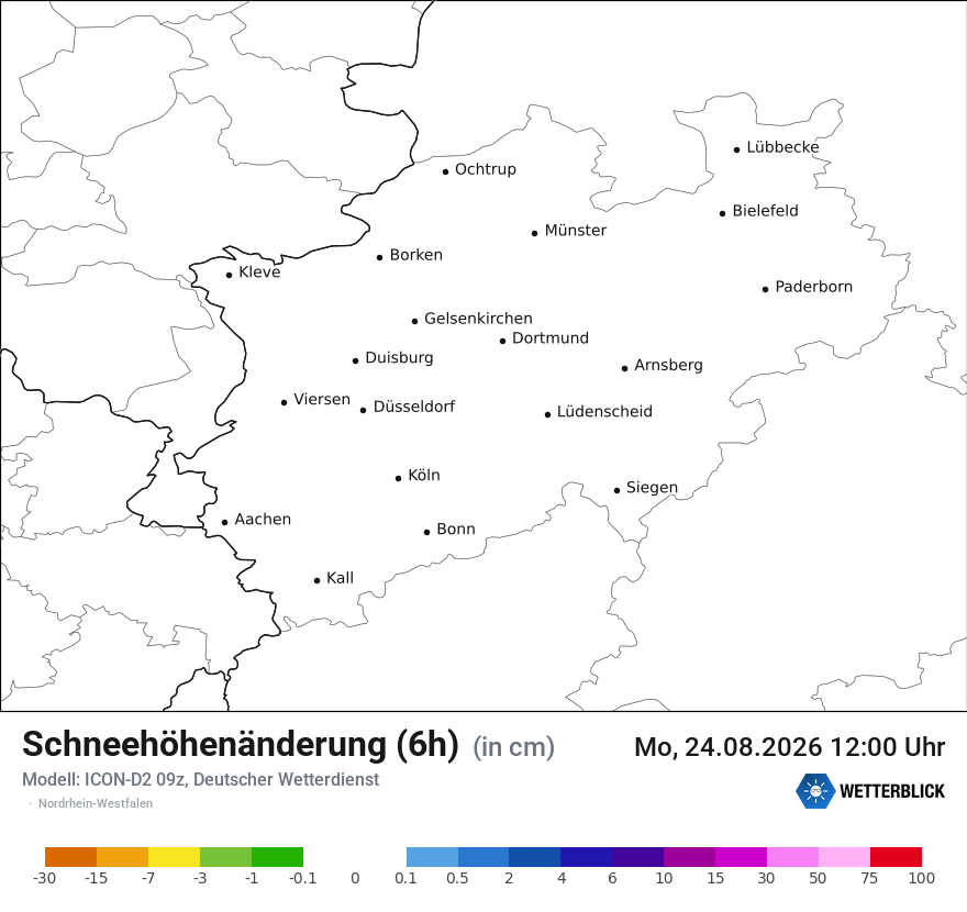 Modellkarte ICON-D2 – snow_diff – nrw