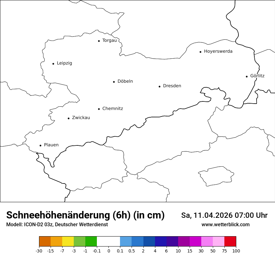 Modellkarte ICON-D2 – snow_diff – sn