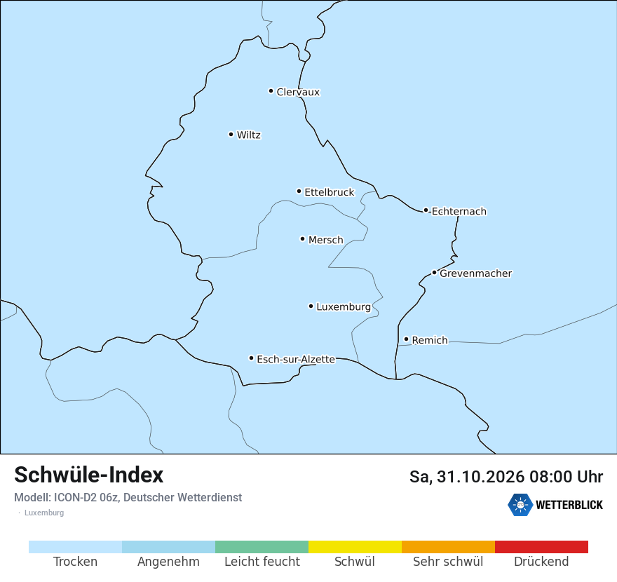 Modellkarte ICON-D2 – sui – luxemburg