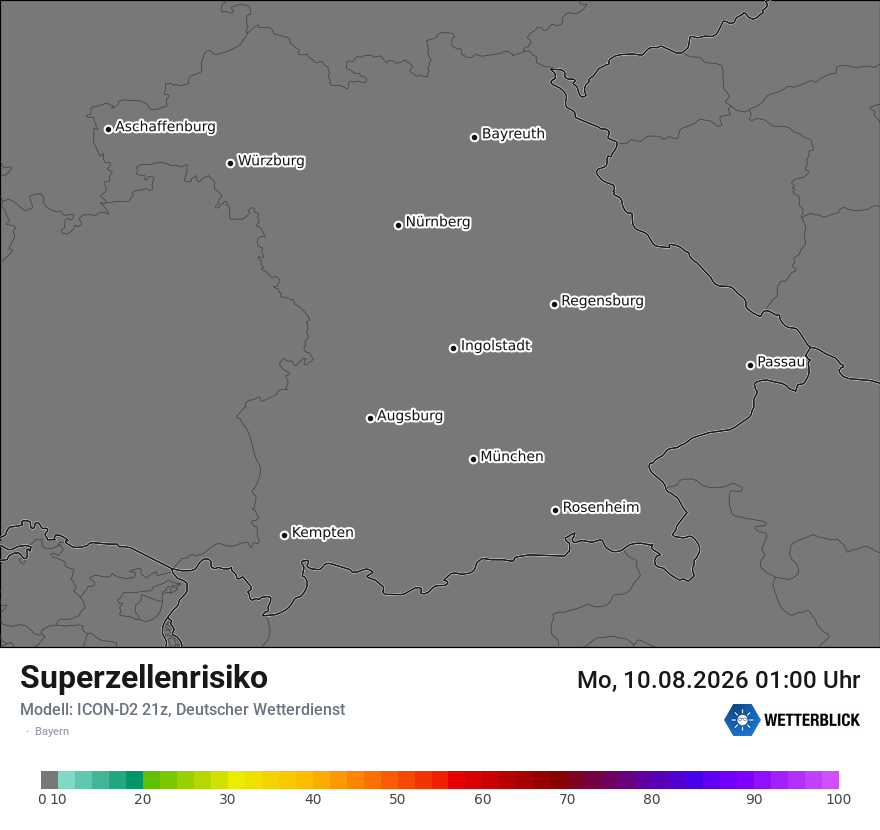 Modellkarte ICON-D2 – superzellenrisiko – by