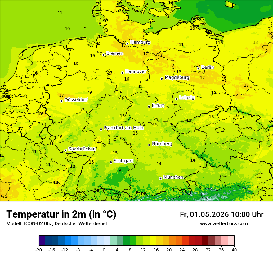 Wetterbild ICON-D2