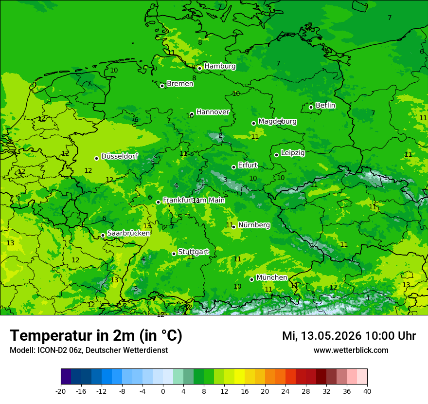 Wetterbild ICON-D2
