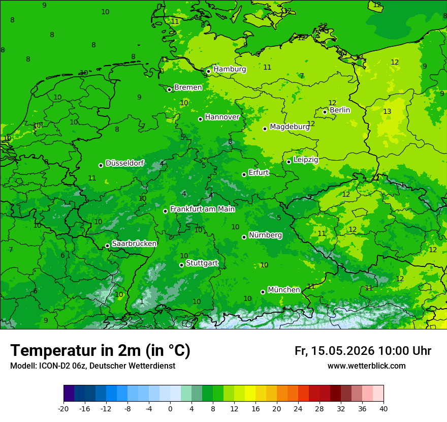 Wetterbild ICON-D2