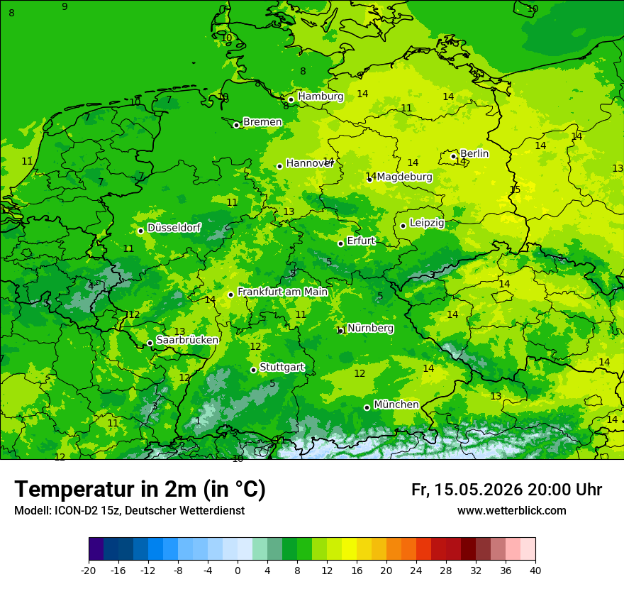 Wetterbild ICON-D2