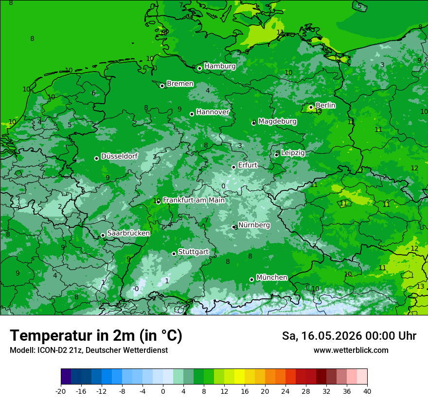 Wetterbild ICON-D2