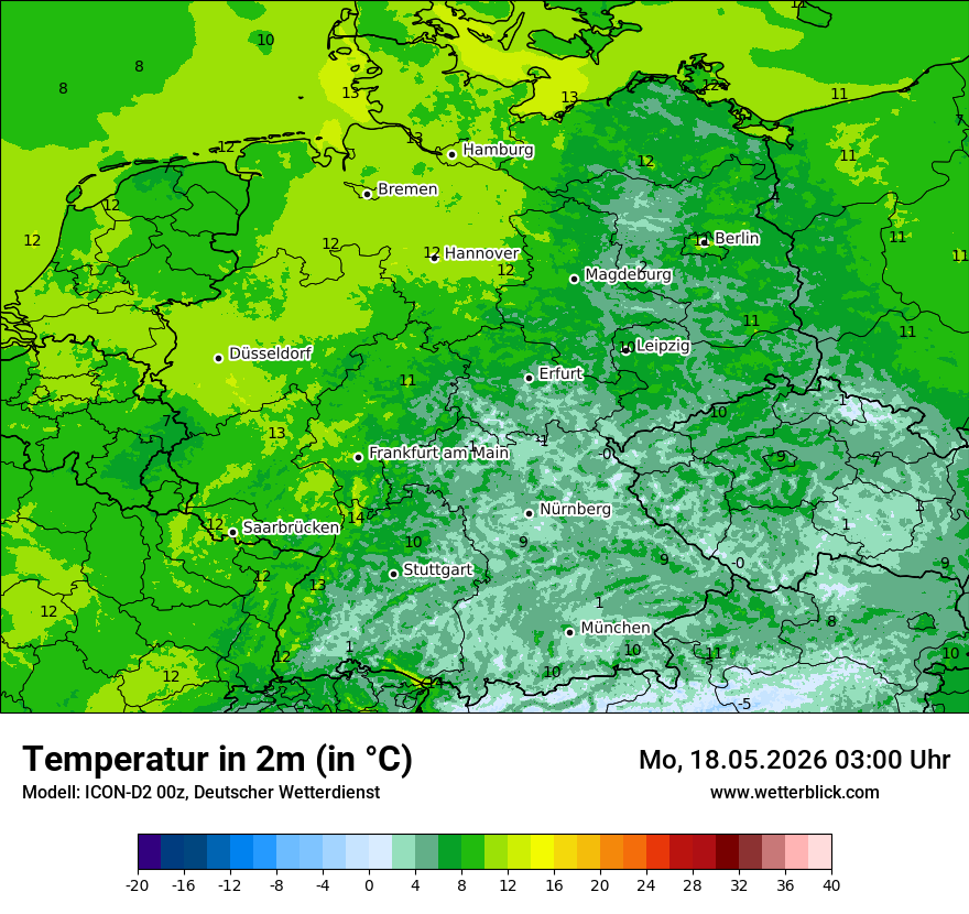 Wetterbild ICON-D2