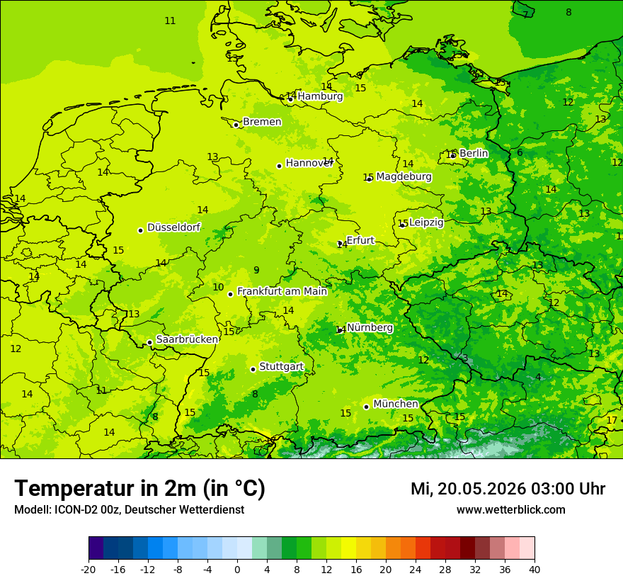 Wetterbild ICON-D2