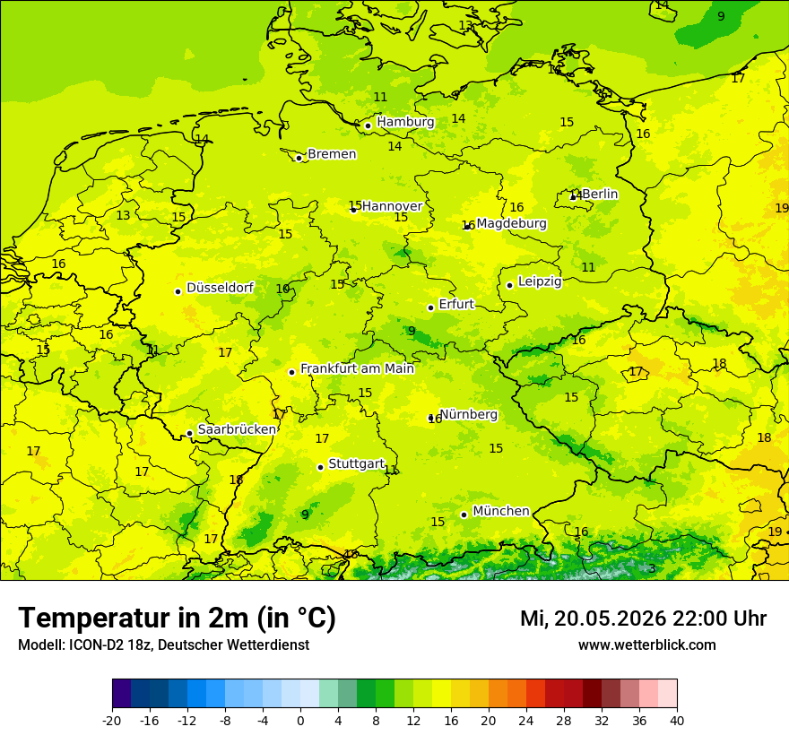 Wetterbild ICON-D2