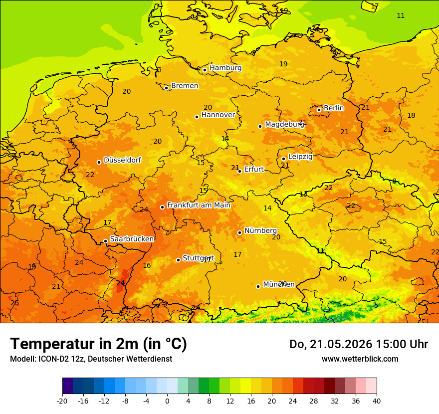 Wetterbild ICON-D2